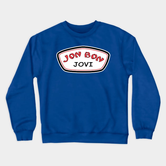 Jon Bon Jovi / Ron Jon Mashup! Crewneck Sweatshirt by RetroZest